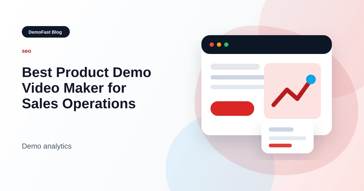 Best Product Demo Video Maker for Sales Operations
