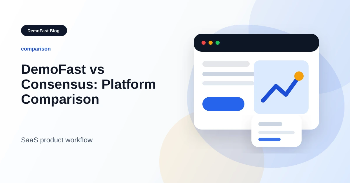 DemoFast vs Consensus: Platform Comparison