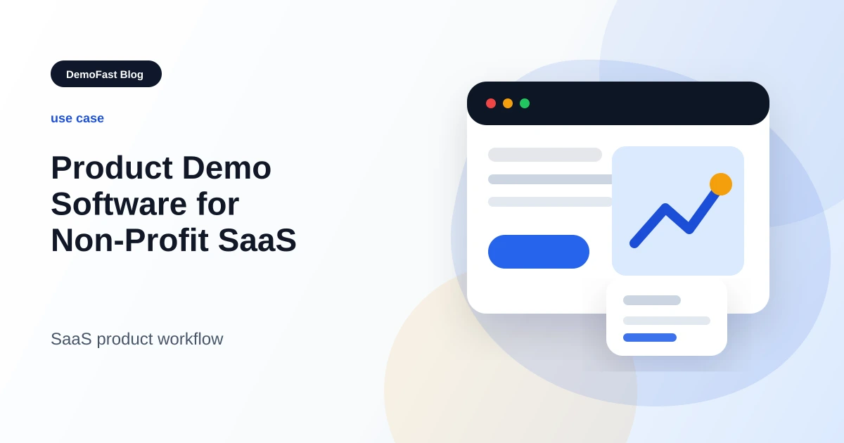 Product Demo Software for Non-Profit SaaS