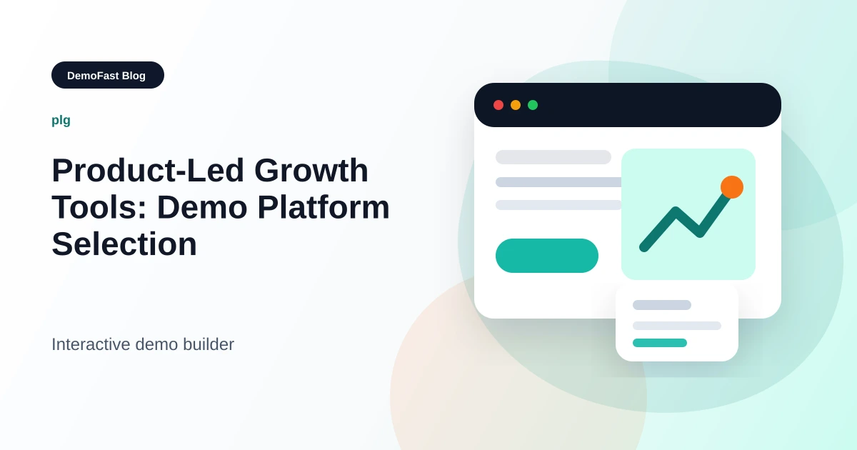 Product-Led Growth Tools: Demo Platform Selection