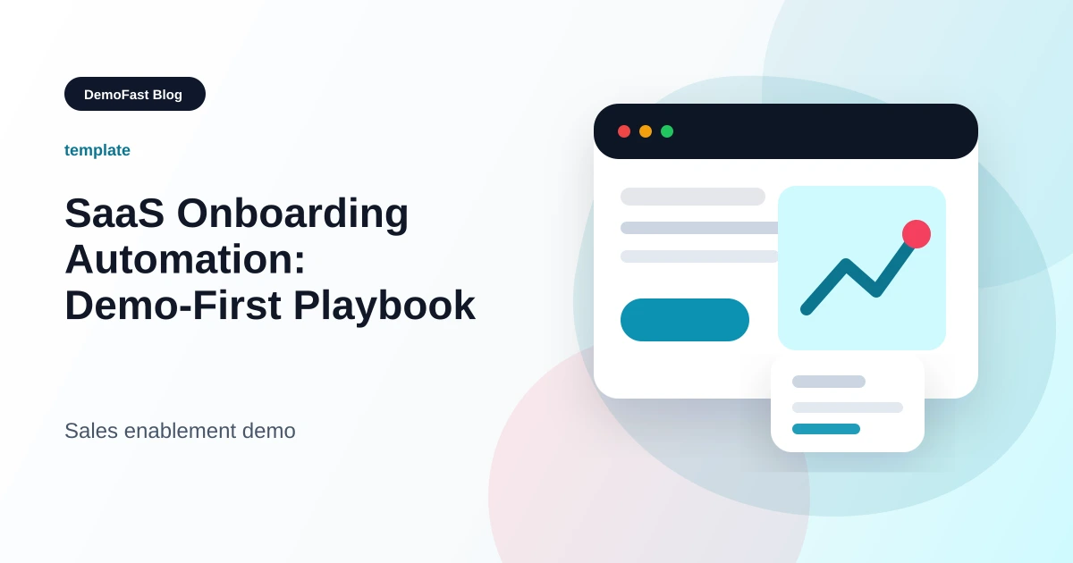 SaaS Onboarding Automation: Demo-First Playbook